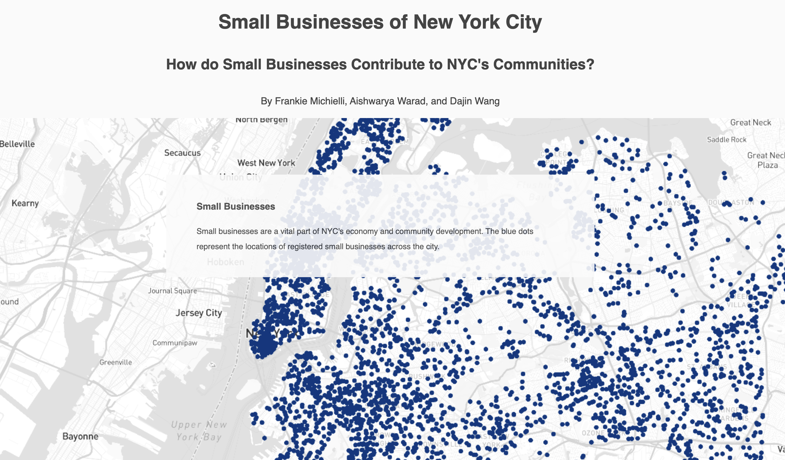 Cover image for The Small Businesses of New York City