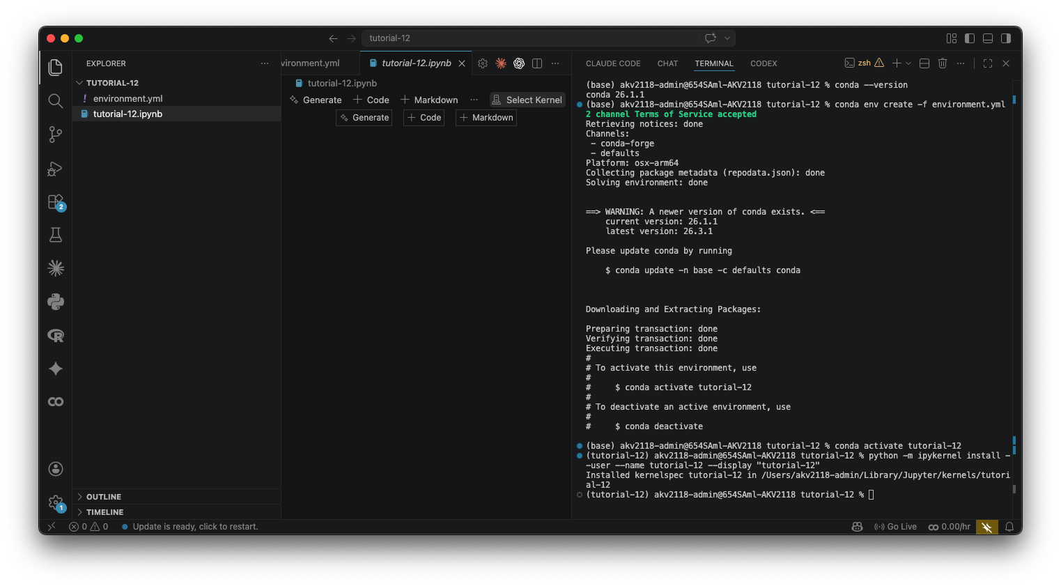 selecting kernel