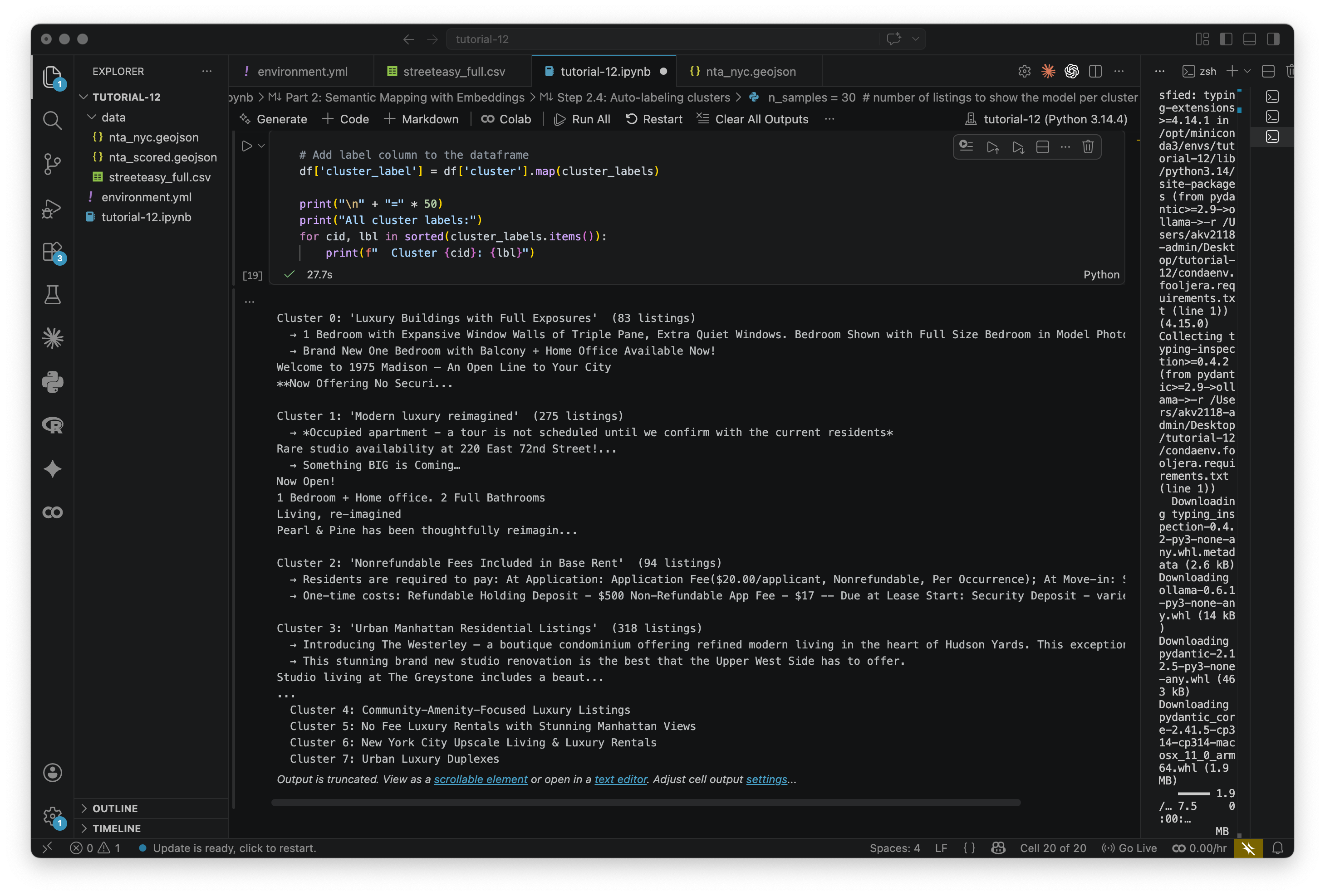 auto-labeling clusters